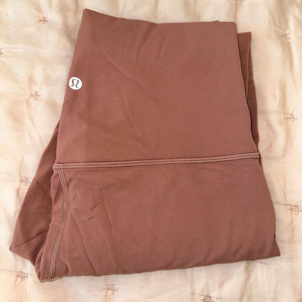 Lululemon Align leggings Dusty Rose color size 10